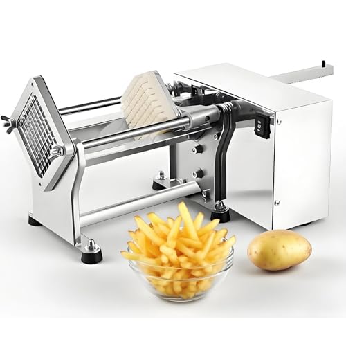 Automatyczna Krajalnica Do Chipsów Ziemniaczanych Z 3 Ostrzami, Elektryczna Frytkownica O Mocy 60 W Do Użytku Komercyjnego I Domowego