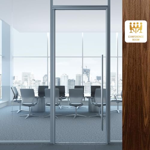 Image of CVANU 1pc Conference room Acrylic Sign Board for Office /Business /Hospital Sign SelfAdhesive Board c41