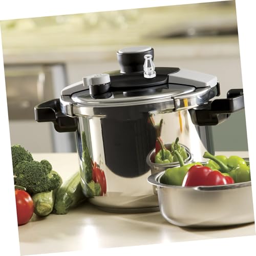 Válvulas de seguridad para ollas a presión Happyyami, 2 piezas, válvulas limitadoras de presión para cocina, fáciles de instalar y limpiar, repuestos esenciales para ollas a presión miniatura 6