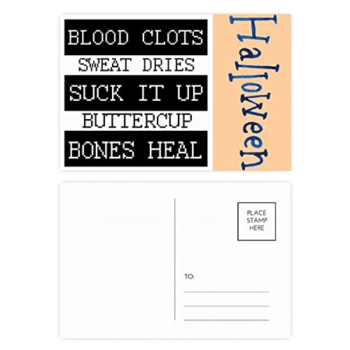 Cartes postales de Noël pour Halloween décoratives à afficher sur votre bureau Lot de 20