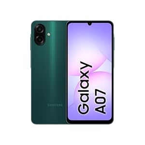 Samsung Galaxy A07 LTE, Smartphone Android, 128 Go de stockage, 4 Go de RAM, vert, 6 mises à Niveau du système d'exploitation, Grand écran, processeur 6 nm (Version Émirats arabes Unis)