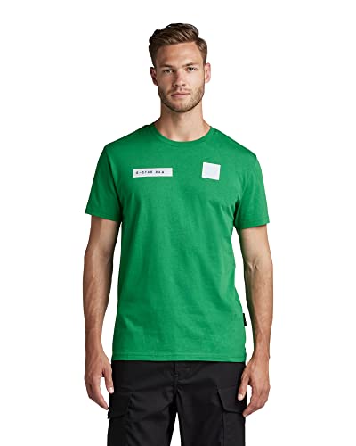 G-Star RAW Velcro T-Shirt: Estilo y Comodidad en Verde Jolly Green