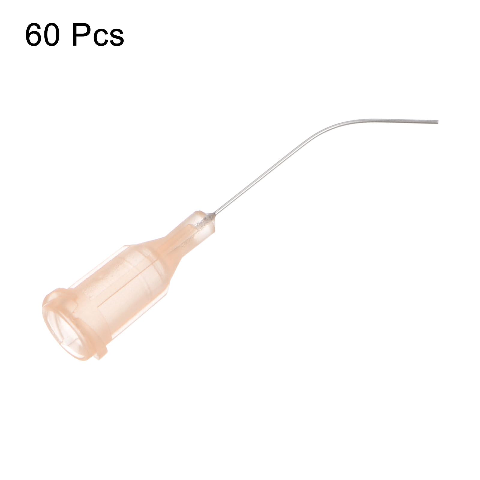 60 Stumpfe Dosiernadeln 19G - 45° Gebogen Für Kleber & Harze