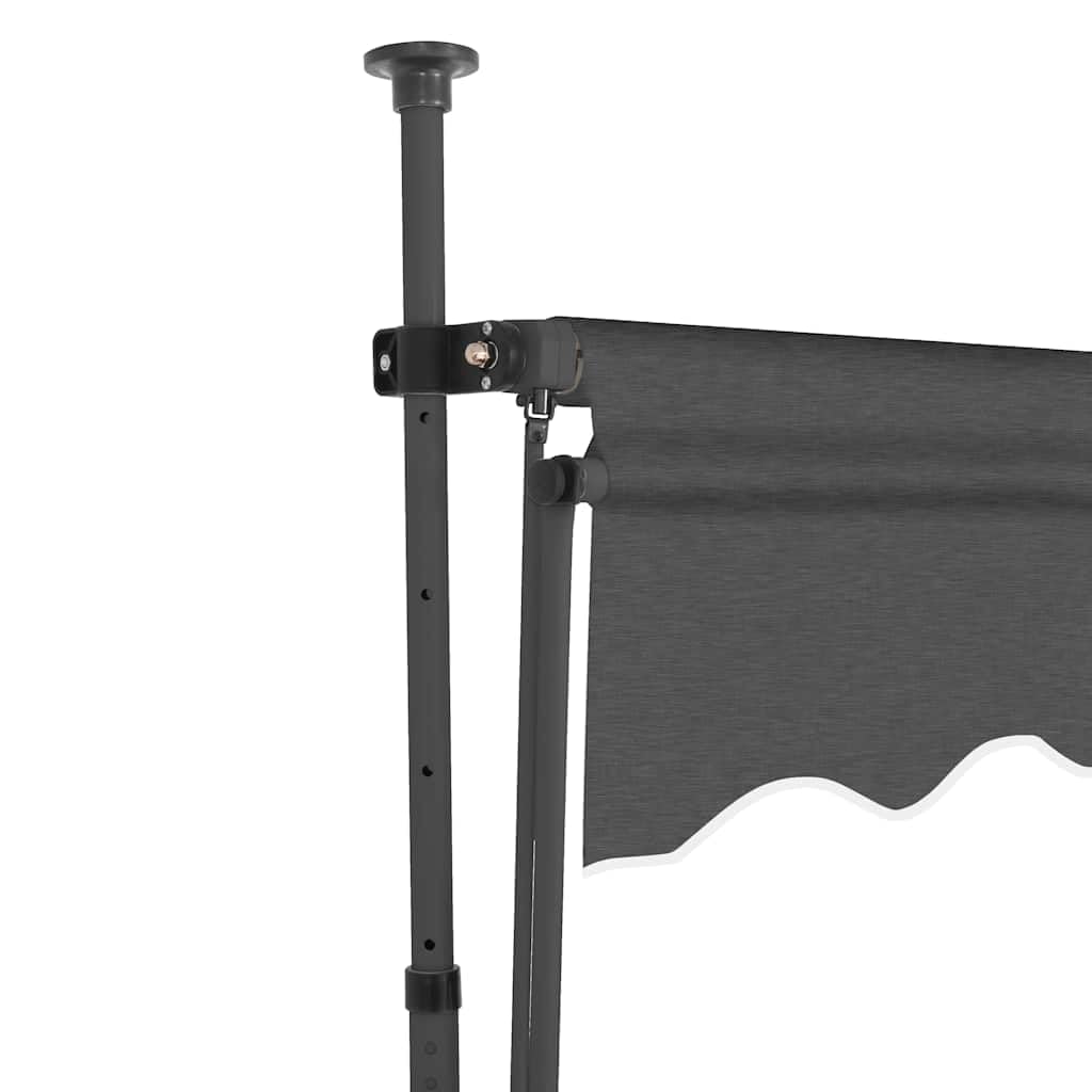 vidaXL Luifel Handmatig Uittrekbaar met LED Zonnescherm Zonneluifel Zonwering Terrasscherm Scherm Terrasluifel Balkonluifel Kap 350x150 cm Antraciet vidaXL Luifel Handmatig Uittrekbaar met LED Zonnescherm Zonneluifel Zonwering Terrasscherm Scherm Terrasluifel Balkonluifel Kap 350x150 cm Antraciet