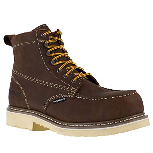 Iron Age Solidifier Men's 6" Eh Comp Toe Waterproof Work Bo Brown - 8.5 Medium2