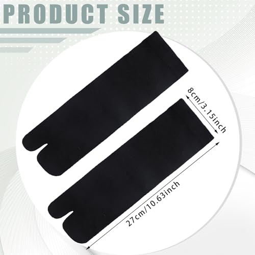Image of Bencailor 6 Pairs Tabi Socks Elastic Split Two Toe Tabi Flip Flops Socks Ankle Cotton Sandal Matching for Men Women Unisex