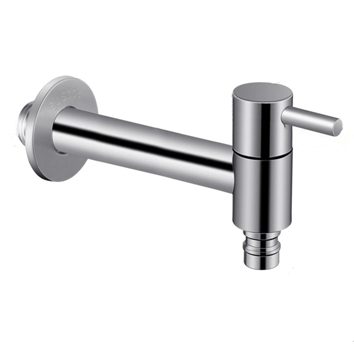 Robinet mural en acier inoxydable G1/2 pour stopper les fuites du lavabo