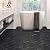 LUCiDA SURFACES Luxury Vinyl Flooring Tiles-Interlocking Flooring for DIY Installation-8 Stone-Look Planks-Nero Marquina-TerraCore-16 Sq. Feet