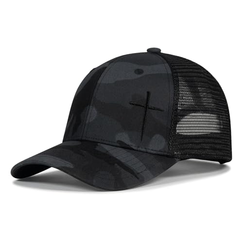 Image of Christian Hats for Men Women,Jesus Cross Hat Christian Religious Gifts for Birthday /Christmas