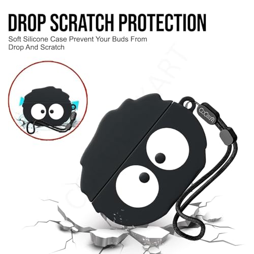 Image of Soft Silicone Case Cover Compatible for OnePlus Buds 4 (Briquette, Lanyard)