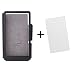 for iBasso DX150 and iBasso DX200, Hand Crafted Miter PU Leather Case Cover [Non Standing Edition] A Screen Protector + iBasso DX150 Case (Include Screen Protector)