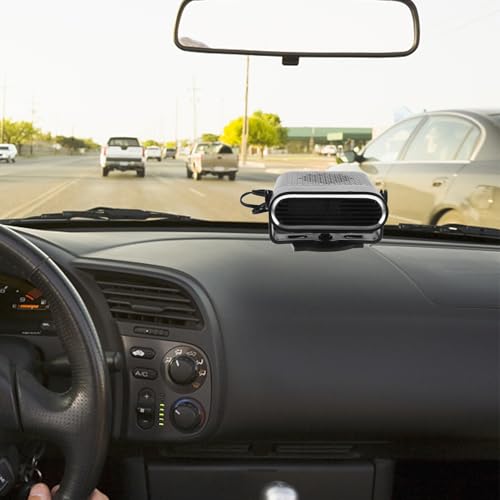 Chauffage pour voiture portable avec dégivrage rapide et désembueur auto