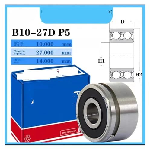 Rodamientos para generadores automotrices B10-27D 10x27x14 P5 rodamiento alternador B10-50 2