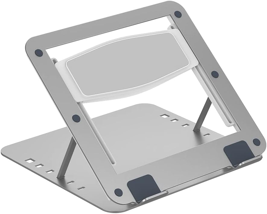 Laptop Cooling Stand, Silent Cooling Aluminum Alloy Computer Stand, Suitable for Desktop Monitor Table 11''12''13''14''16''15''17'',