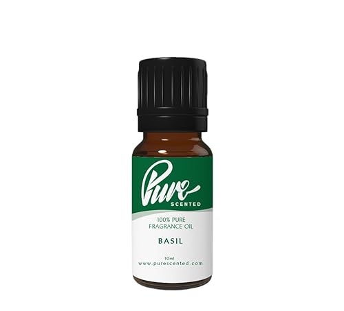 Basil Fragrance Oil - 10ml Suitable for Candles, Soaps, Slime, diffusers, Cosmetics, Wax Melts