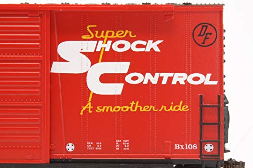 Bachmann Trains - High-Cube Box Car With Sliding Door - Atsf (Santa Fe) - Ho Scale #TOP2