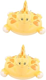 PRETYZOOM 2 Peças Anel De Natação Estegossauro Desenhos Animados Atrociraptor Anel De Bebê Brinquedos Anel De Natação Desenhos Animados Tubos De Piscina Para Crianças Brinquedos