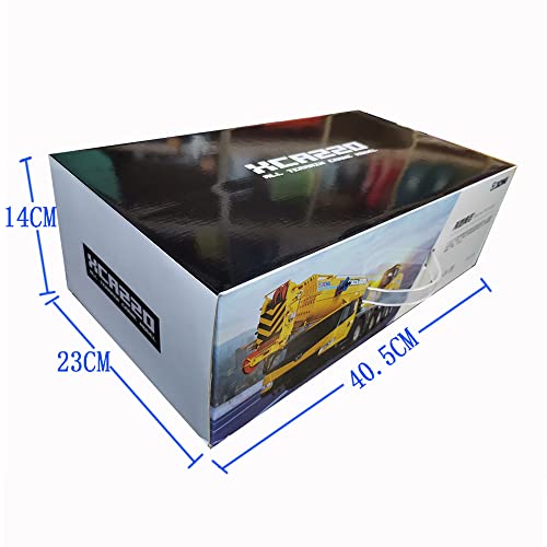 1:50 Modelo de escala Diecast XCMG 220 Toneladas Caminhão Guindaste Modelo Réplica Coleção 2 Táxis A