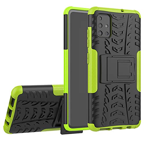 Labanema Hülle Kompatibel mit Galaxy A51, Abdeckung Cover schutzhülle Tough Strong Rugged Shock Proof Heavy Duty Case Für Samsung Galaxy A51 - Grün Cover