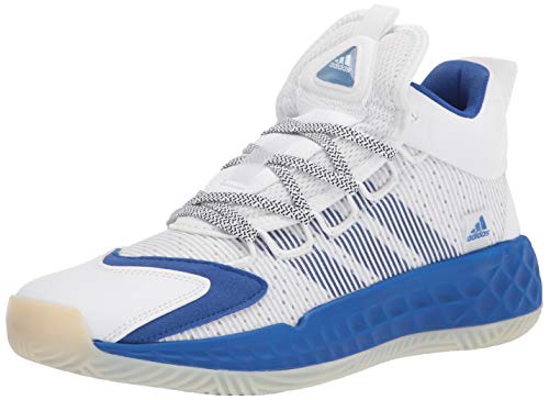 adidas Unisex Coll3Ctiv3 2020 Mid Basketball Shoe, Royal Blue/White/Black, 13 US Men