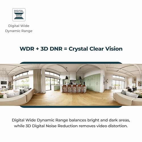 Image of Trueview 2MP Dual Light HD Dome Wired CCTV Camera with Built-in Mic | Works with DVR (TVI /AHD /CVI /CVBS) | All Time Color Vision, 3.6mm Lens, 20M IR, 15M White LED | H.265 Compression (Pack of 2)