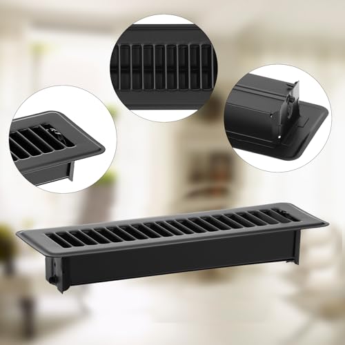 Housses décoratives pour sol en métal rigide de 5x25 cm avec clapet de ventilation - 6
