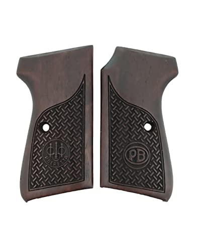 Beretta 51 52 plaquettes en bois de noyer véritable fabriquées à la main