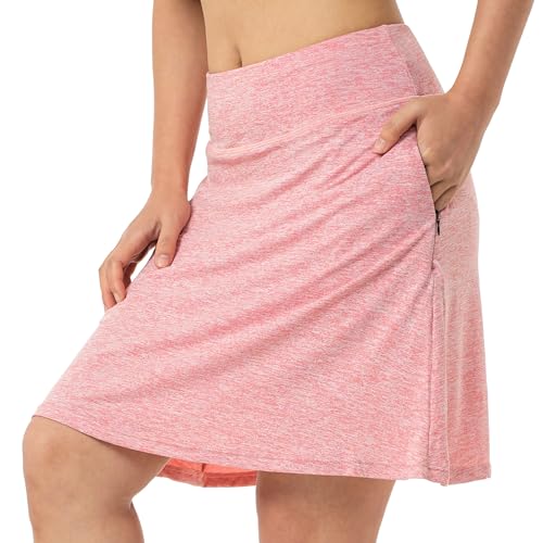 Women Skorts Skirts with Zipper Pockets,Athletic Golf Tennis Swim Skirts 20