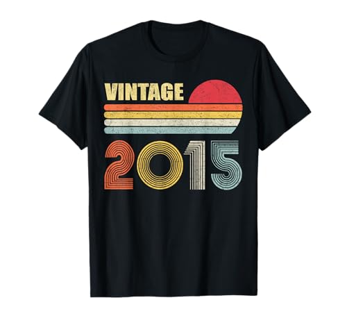 6 Year Old Gifts Vintage 2015 Limited Edition 6th Birthday Camiseta