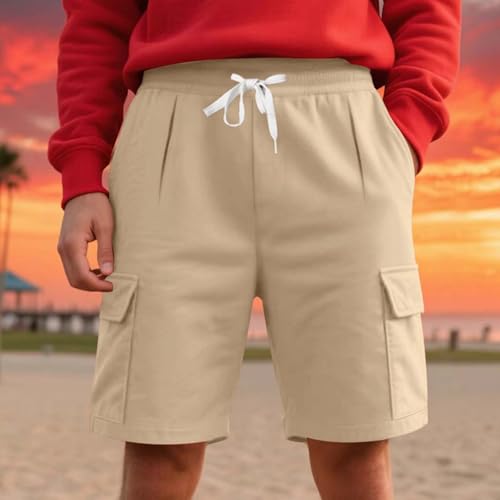 Image of Men's Hiking Shorts Tactical Quick Dry Work Cargo Shorts Summer Knee Length Pants Summer Fashion Casual Clothes