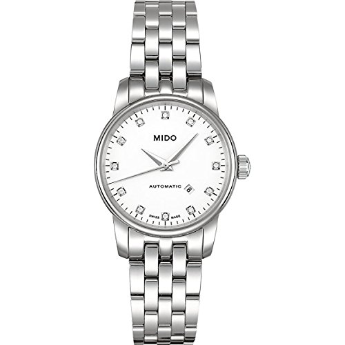 Mido Baroncelli M76004661 Reloj De Pulsera De Mujer, Correa De Acero Inoxidable Color Plata Mido Baroncelli M76004661 Reloj De Pulsera De Mujer, Correa De Acero Inoxidable Color Plata