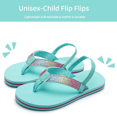 Image of WateLves Girls & Boys Kids Flip Flop summer Slide Sandals Slip on Suitable for Bath Shower Beach pool (Little Kid /Big Kid)