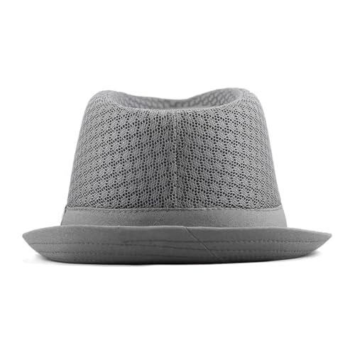 Image of The Hat Depot Light Weight Classic Soft Cool Mesh Crushable Fedora hat