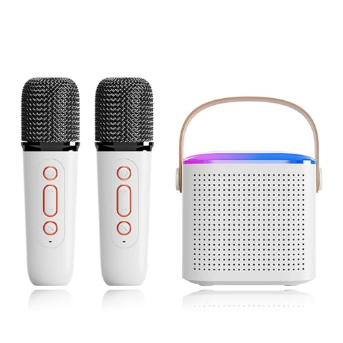 Haut-parleur Bluetooth portable avec micros pour animer vos soirées karaoké en famille