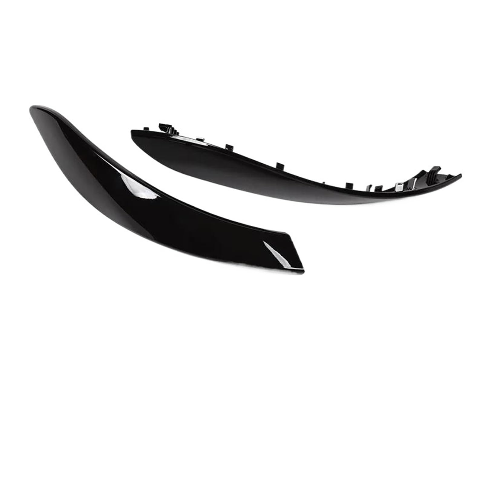 HIVZIVCCIK Interior Door Handle for 3 Series for F30 for F31 for F34 for F35 for M3 for F80 Interior Car Door Pull Handle Outer Cover Trim Interior Grab Handle(Black 2pc)