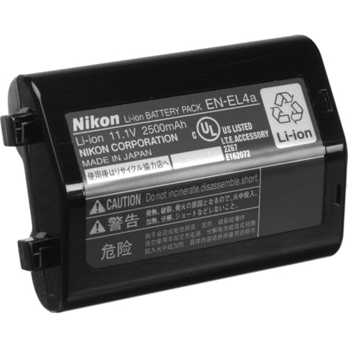 Nikon EN-EL4A Lithium-Ionen Akku (2450 mAh) für D3/D3x/MB-D10/PDK-1