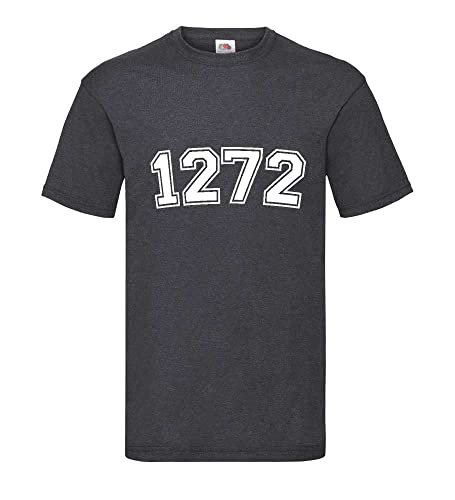 T-shirt homme XXXL gris foncé 1272 résout le problème des vêtements serrés