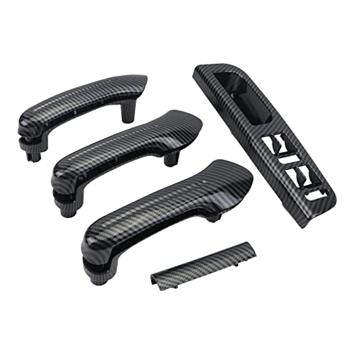 BONRYAN 8 Stück/Set Fensterglasplatte Knopf Bedienfeld Türgriffabdeckung für Golf 4 Fit für Je-tta MK4 Bo-ra 1998-2004 (Gloss Carbon style) BONRYAN 8 Stück/Set Fensterglasplatte Knopf Bedienfeld Türgriffabdeckung für Golf 4 Fit für Je-tta MK4 Bo-ra 1998-2004 (Gloss Carbon style)