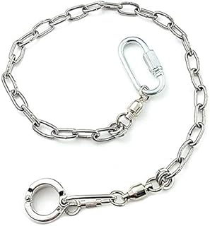 ebamaz Parrot Foot Chain for Small Medium Large Birds Stainless Steel Anklet Ring for Pet Training (NO.15 (14.5mm))