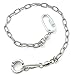 ebamaz Pet Bird Leash Parrot Foot Chain Stainless Steel 304 Anklet Ring (Model 15, 14.5mm)