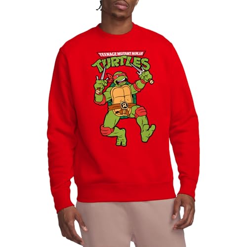 Pull-over TMNT rétro Raph le sweat nostalgique de votre enfance pour adulte
