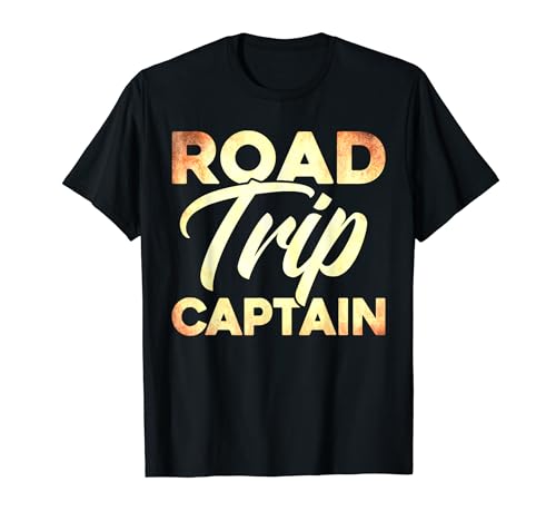 Road Trip Captain Camping Roadtrip Wohnmobil Outdoor Camping T-Shirt