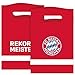 Produktbild Amscan 9906512 - FC Bayern München Papiertüten, 8 Stück, Größe 15,8 x 23,6 cm, mit Logo, Rekordmeister, Geschenktasche für Geschenke oder Give-Away, mit Trageschlaufe