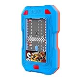 Portable Handheld Racing Car Game - Dual Player Mode Interactive Racing Toy with Realistic Steering Wheel, Ideal Family Bonding Activity & Educational Gift for Kids Ages 6-12 (Blue)