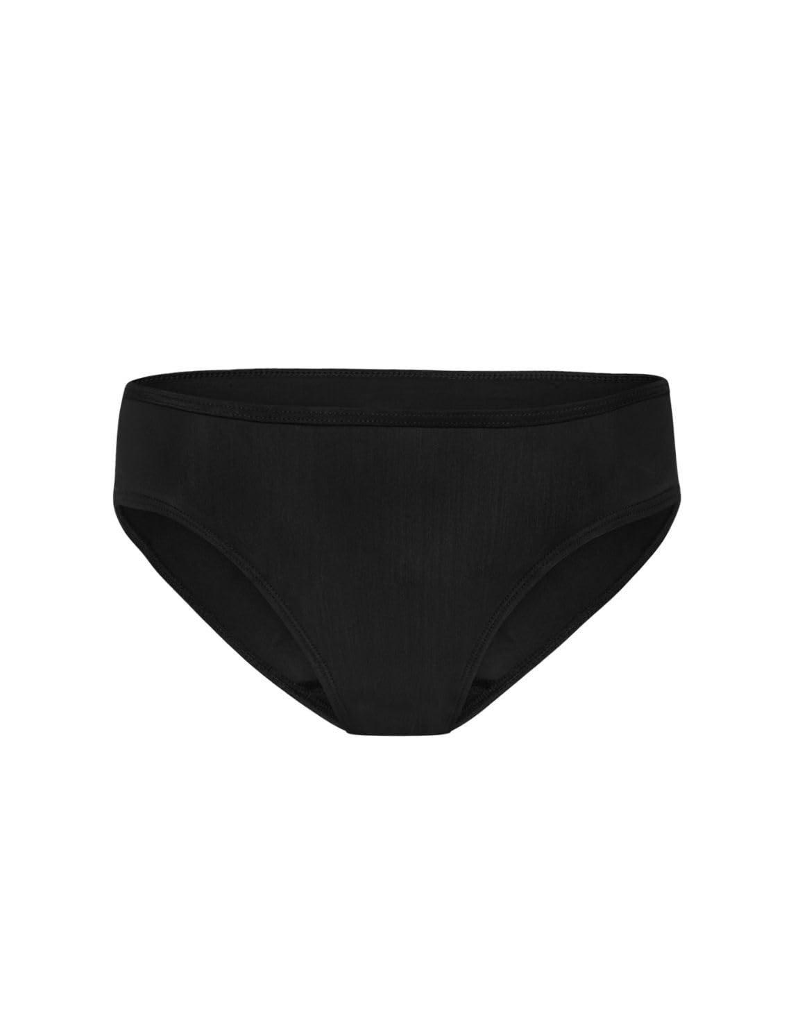 Modibodi Women's Black Period Swimwear Teen Girls Bikini Bottom High Absorbency 50Ml Leakproof Period Swim Bikini Brief Y08-10