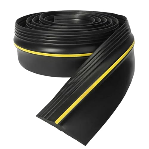 Universal Fit Garage Door Seal 3m Long Piece - Comes with Extra Strong Adhesive - Premium Quality Rubber Garage Draught Excluder, Weatherproof Garage Door Threshold Seal
