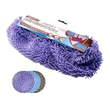VENTEO Chiffon microfibre Balai Serpillère | Serpillière Ultra Absorbante Réutilisable | Compatible Balai Standard | Lavable Machine | Nettoyage Lavage Sol Parquet Carrelage Cuisine Salle de Bain