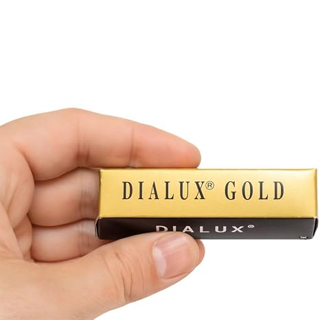 DIALUX Gold Polishing Compound High-Gloss Finishing Paste for Gold, Platinum & Precious Metals Professional Jewelry Polishing Bar for Final Shine