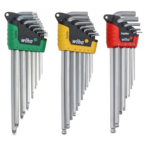 Image of Wiha 66979 35 Piece ErgoStar L-Key Tray Set - Hex Metric, Hex SAE, Torx