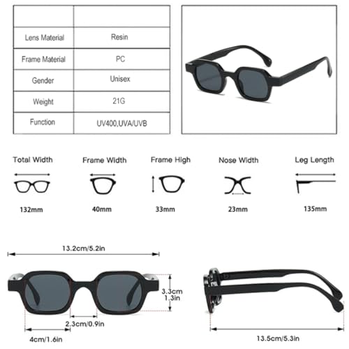 Lunettes de soleil rétro UV400 protégeant efficacement vos yeux du soleil - 2